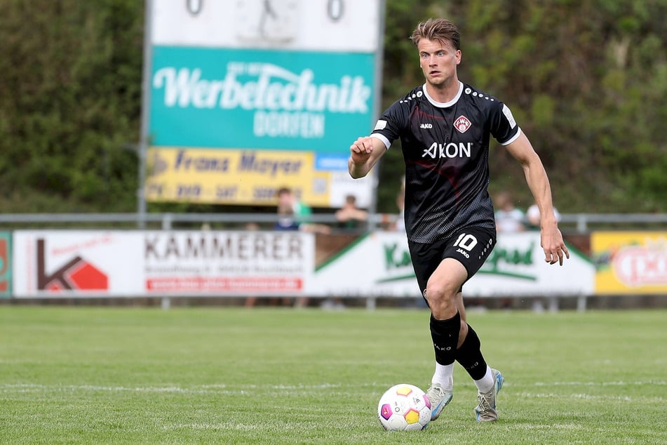 Moritz Hannemann (27) sorgte zuletzt aus dem offensiven Mittelfeld der Würzburger Kickers für Torgefahr und Ideen.