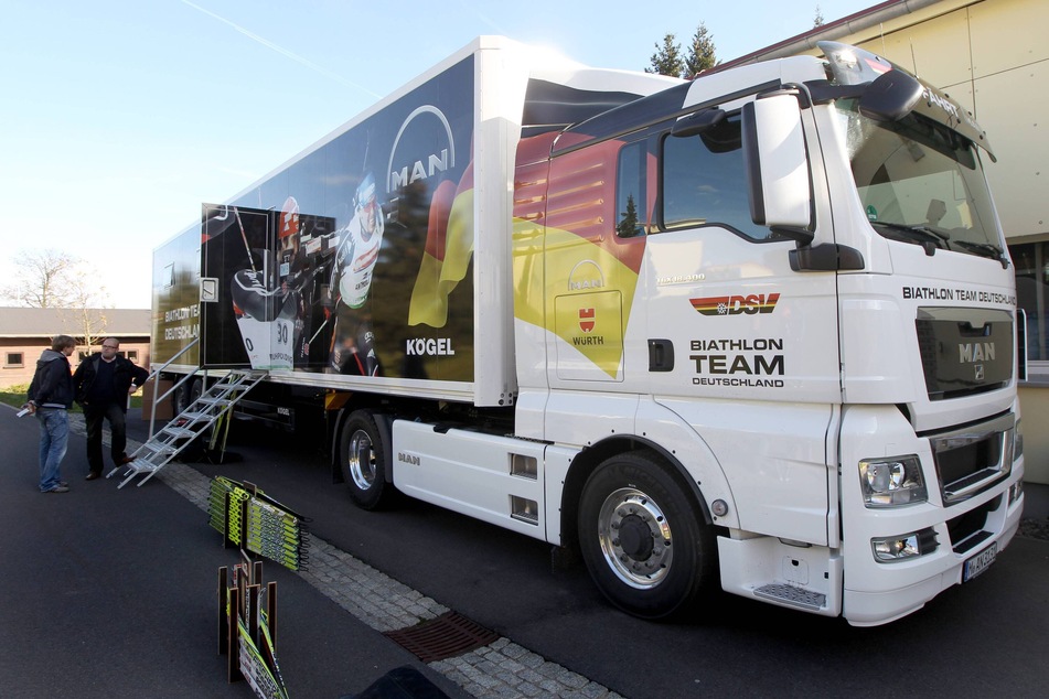 Der Wachstruck des deutschen Biathlon-Teams fing Feuer. (Archivbild)