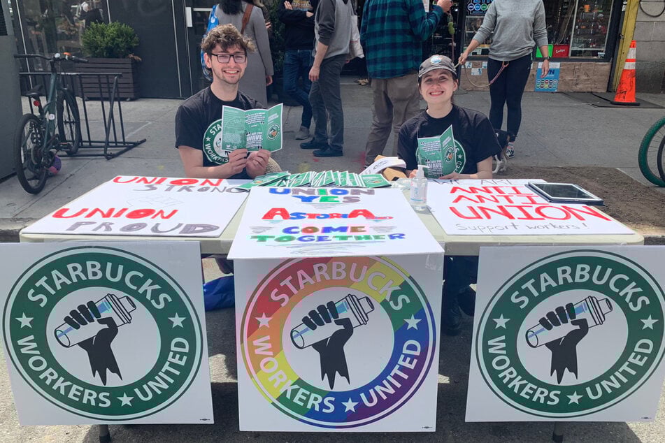 Starbucks workers start off the week with union wins in five states
